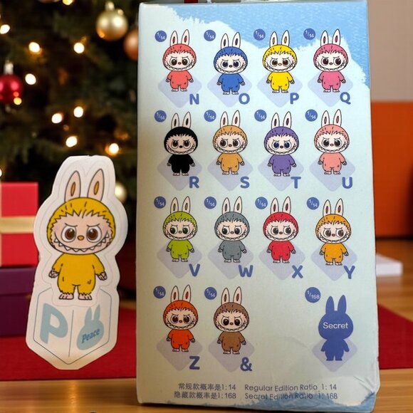 Popmart "Pin for Love" Labubu Letter "P" - Picture 1 of 3